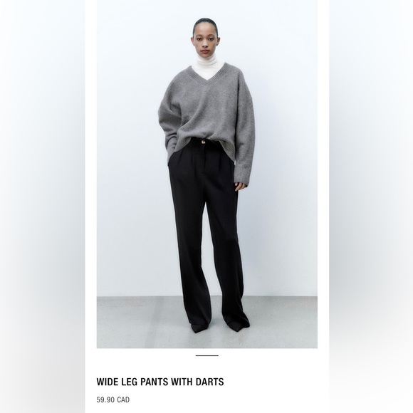 Zara wide leg pants - Picture 4 of 4